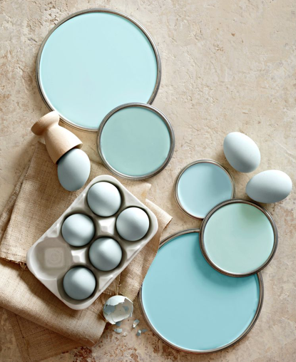 Island inspired aqua hues