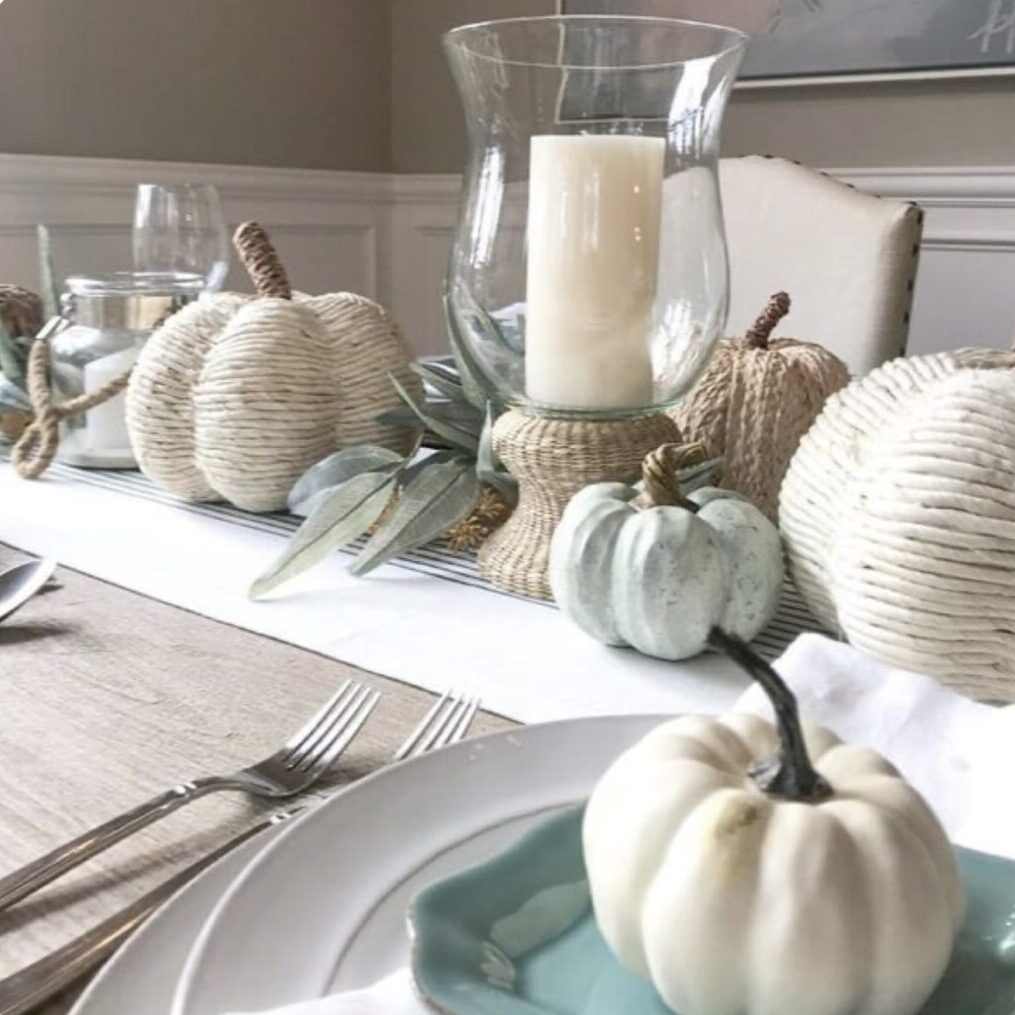 Keep the pumpkins in soft hues