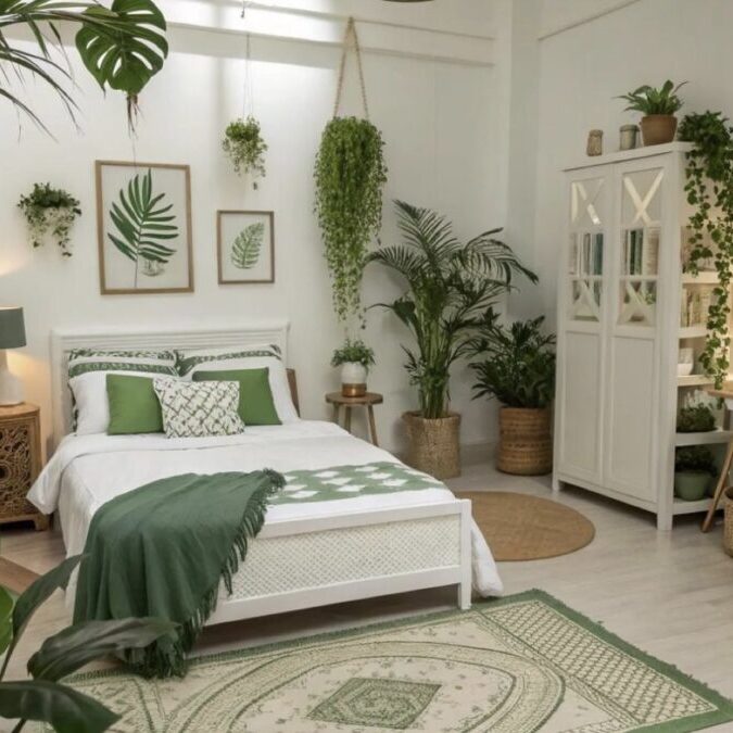 Keeping it calm with greens and whites